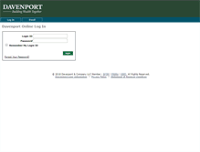Tablet Screenshot of investor.investdavenport.com